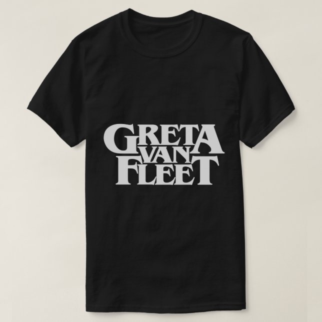 Official Greta Van Fleet White Logo Pullover Hoodi (Design Front)