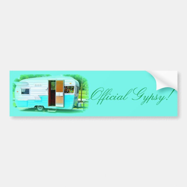 Official Gypsy! Caravan trailer caravan Bumper Sticker (Front)