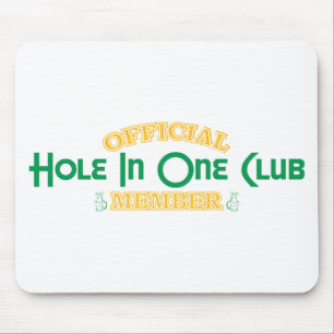 Official Hole In One Club Member Mouse Mat