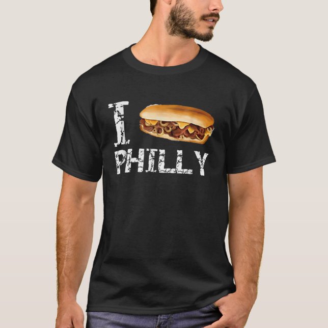 Official I Love Philly Cheesesteak Shirt (Front)