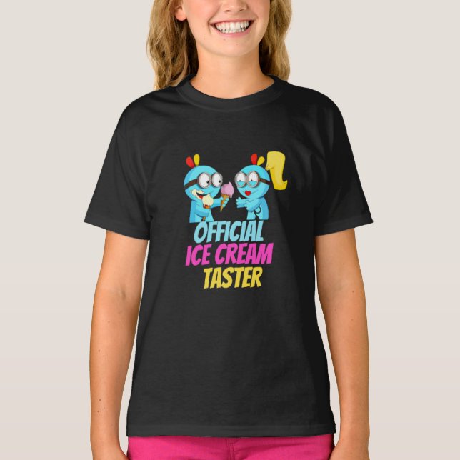 Official Ice Cream Taster T-Shirt (Front)