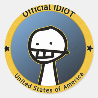 Official Idiot Sticker