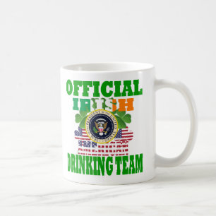 Official Irish american drinking team Coffee Mug