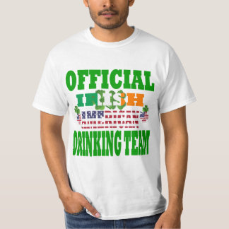 Official Irish American drinking team T-Shirt
