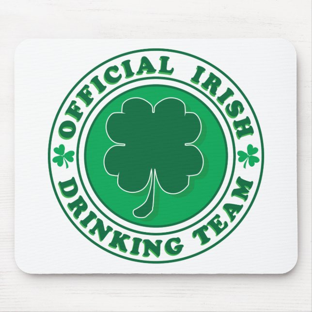 Official-Irish-Drinking-Team Mouse Mat (Front)