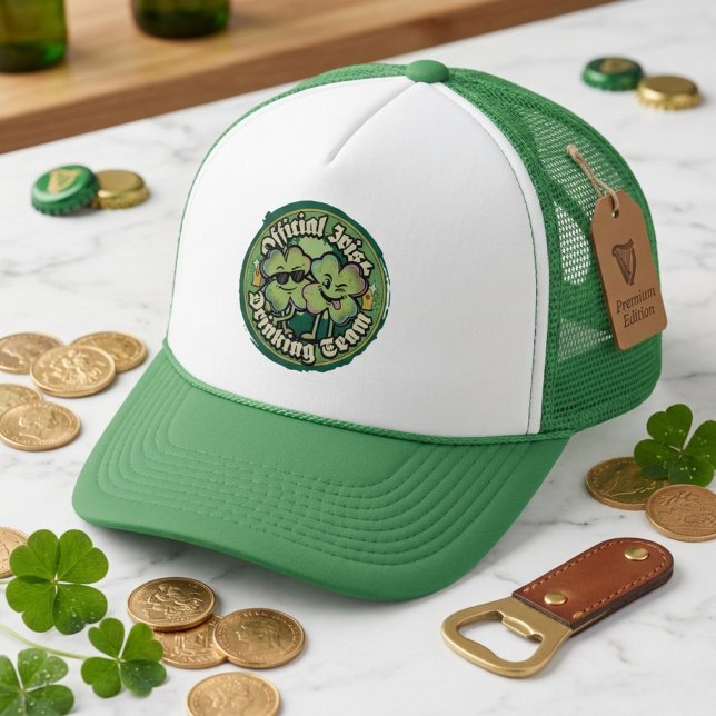Official Irish Drinking Team St Patricks Day Hat (Creator Uploaded)