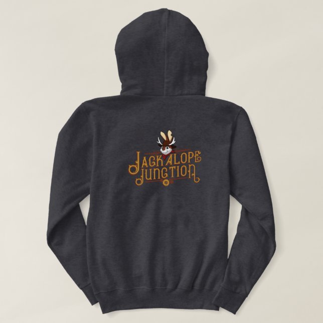 Official Jackalope Junction Hooded Sweatshirt (Design Back)