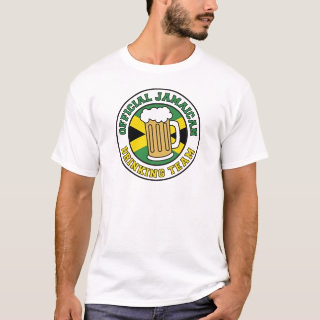 Official Jamaican Drinking Team T-Shirt (Front)