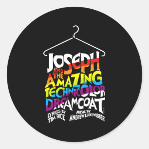 Official 'Joseph And The Amazing Technicolor Dream Classic Round Sticker