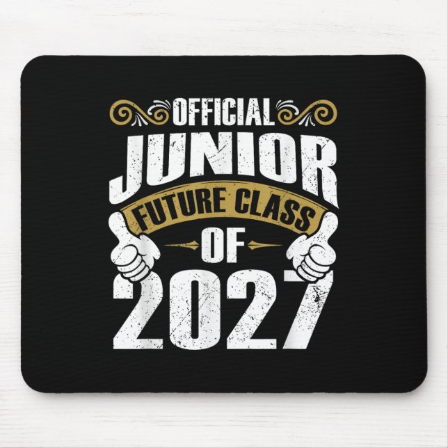 Official Junior Future Cl Of 2027 First Day 11th G Mouse Mat (Front)