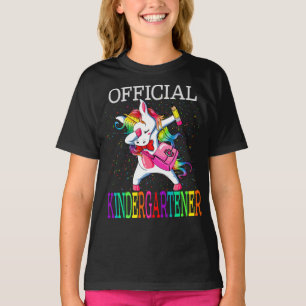 Official Kindergartener Back To School Unicorn T-Shirt