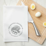 Official Kitchen | Pizza Themed  Tea Towel<br><div class="desc">A funny yet classy custom kitchen towels tailored to your family kitchen.  Use the customisation functions to control the text size,  font,  and other options.  Have fun being creative and making it your own.</div>