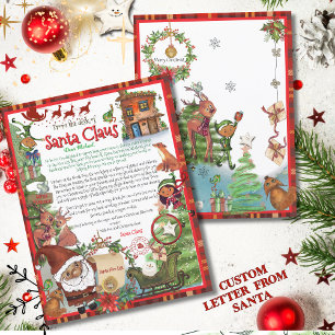 Official Letter from Santa Claus   Traditional Red