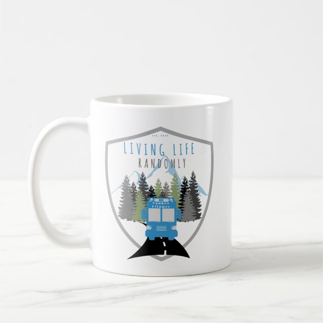 Official Living Life Randomly Mug (Left)
