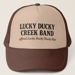 Official Lucky Ducky Trucky Hat-Words only Trucker Hat