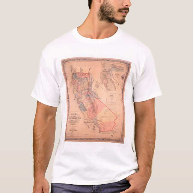 Official Map of California T-Shirt (Front)