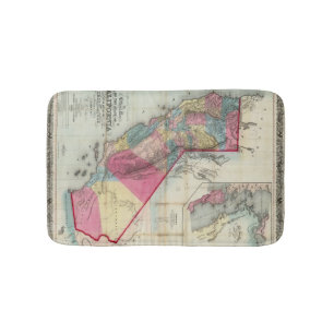 Official map of the State of California Bath Mat