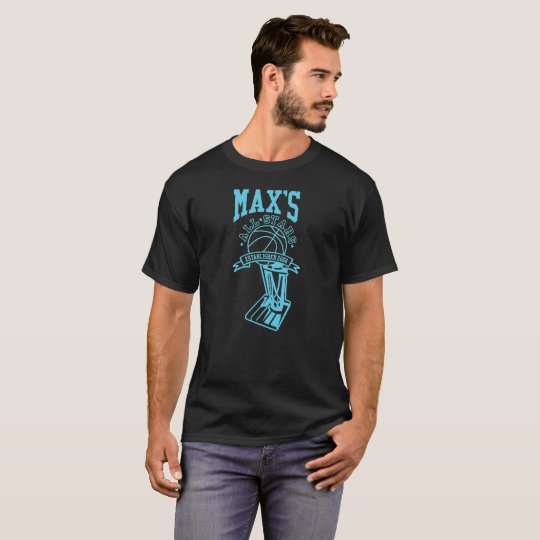 Official Max's All Stars Black T-Shirt