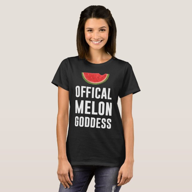Official Melon Goddess Watermelon T-Shirt (Front Full)