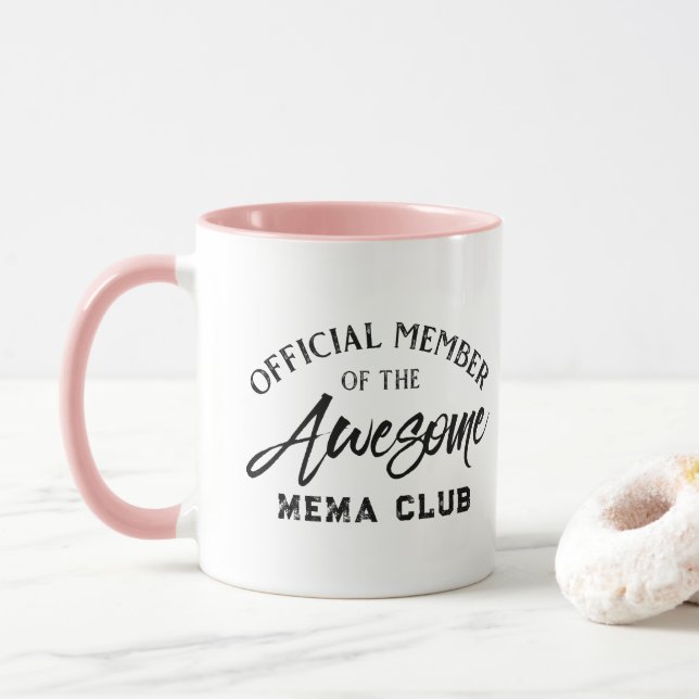 Official Mema Grandma Club Mug (With Donut)
