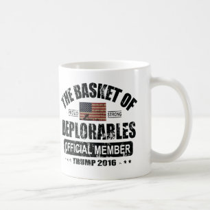 Official Member Basket of Deplorables Coffee Mug