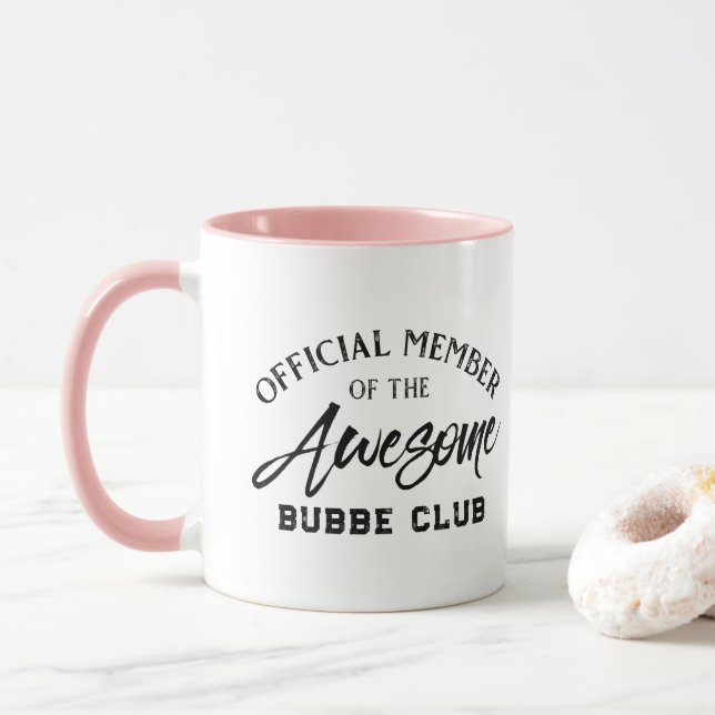Official Member Bubbe Club Mug (With Donut)