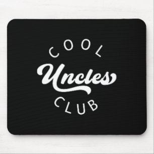 Official Member Cool Uncles Club Vintage Shirt Fat Mouse Mat