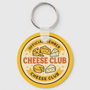 Official Member of the Cheese Club Funny gift Key Ring