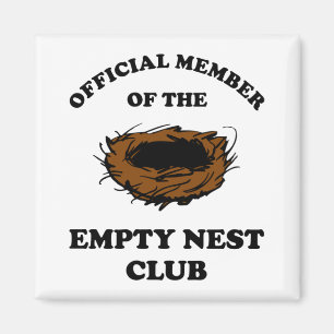 Official Member Of The Empty Nest Club Magnet