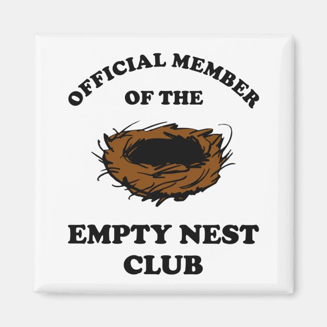 Official Member Of The Empty Nest Club Magnet (Front)