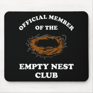 Official Member Of The Empty Nest Club Mouse Mat