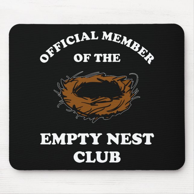 Official Member Of The Empty Nest Club Mouse Mat (Front)