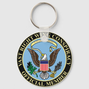 Official Member of The Vast Right Wing Conspiracy Key Ring