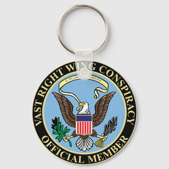 Official Member of The Vast Right Wing Conspiracy Key Ring (Front)