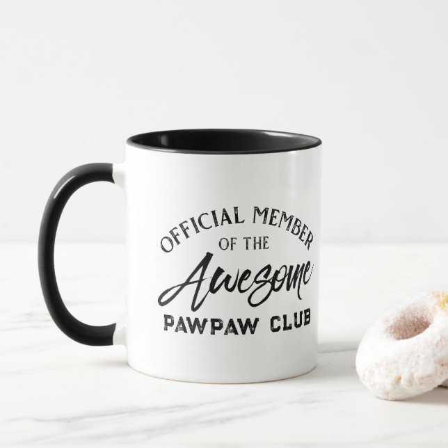 Official Member Pawpaw Club  Mug (With Donut)