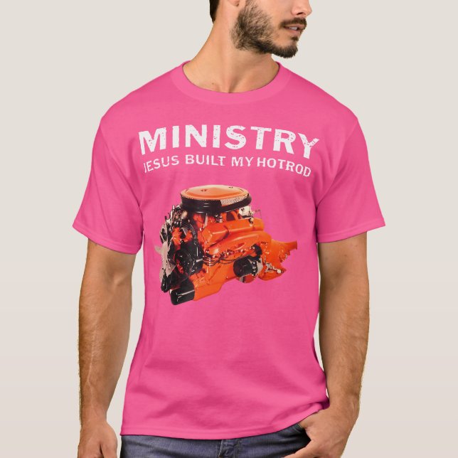Official Merchandise - Jesus Built My Hotrod T-Shirt (Front)