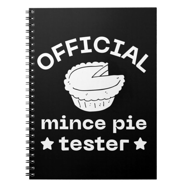 Official Mince Tester Notebook (Front)