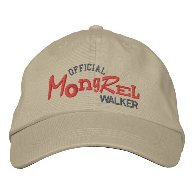Official MONGREL Walker Embroidery Hat (Front)