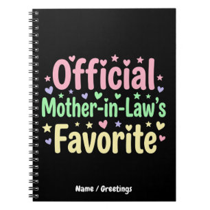 Official Mother-in-Law’s Favourite Pastel Art Notebook