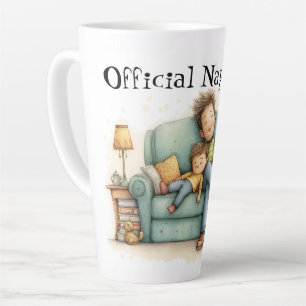 Official Nap Champ Father's Day  Latte Mug