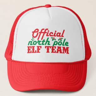 Official North Pole Elf team Trucker Hat