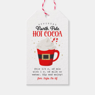 Official North Pole Hot Cocoa Gift Tag