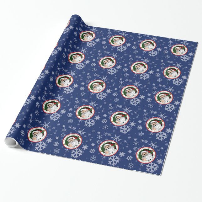 Official North Pole Seal Wrapping Paper (Unrolled)