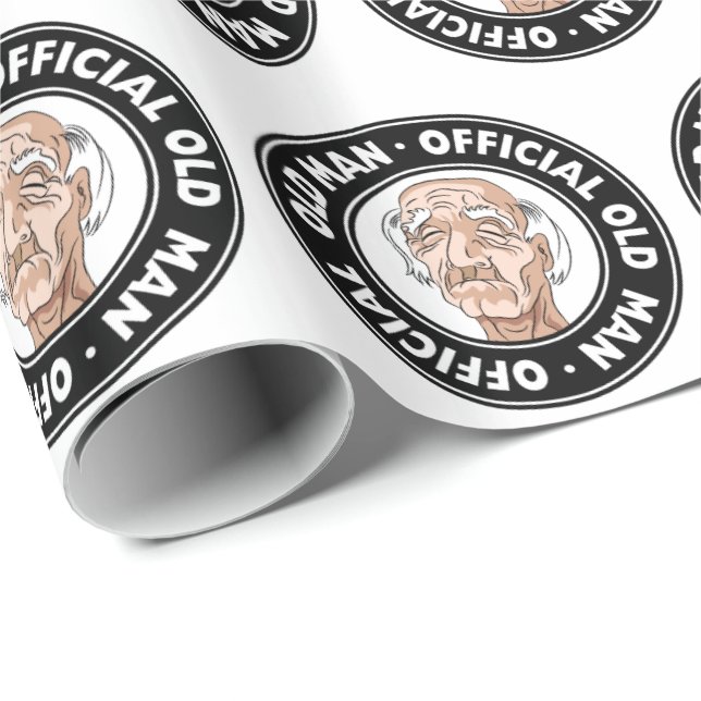 Official Old Man Wrapping Paper (Roll Corner)