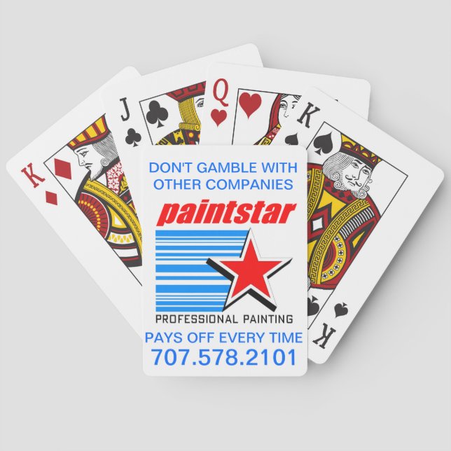 Official Paintstar Playing Cards (Back)
