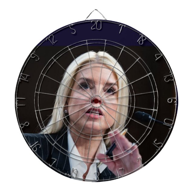official pam bondi dartboard (Front)