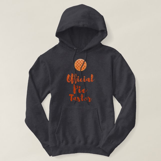 Official Pie Taster Thanksgiving Hoodie (Design Front)