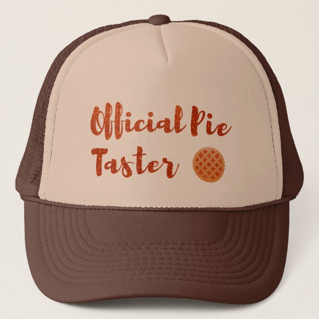 Official Pie Taster Thanksgiving Trucker Hat (Front)