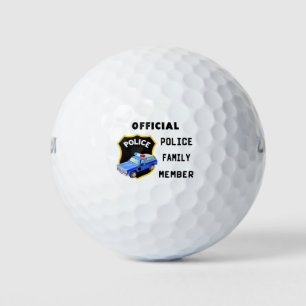 Official Police Family Golf Balls