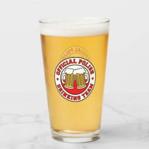 Official Polish Drinking Team Glass